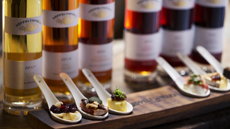 Join us for a unique Fortified & Canape Tasting Experience at Seppeltsfield Winery - Australia’s iconic wine estate.